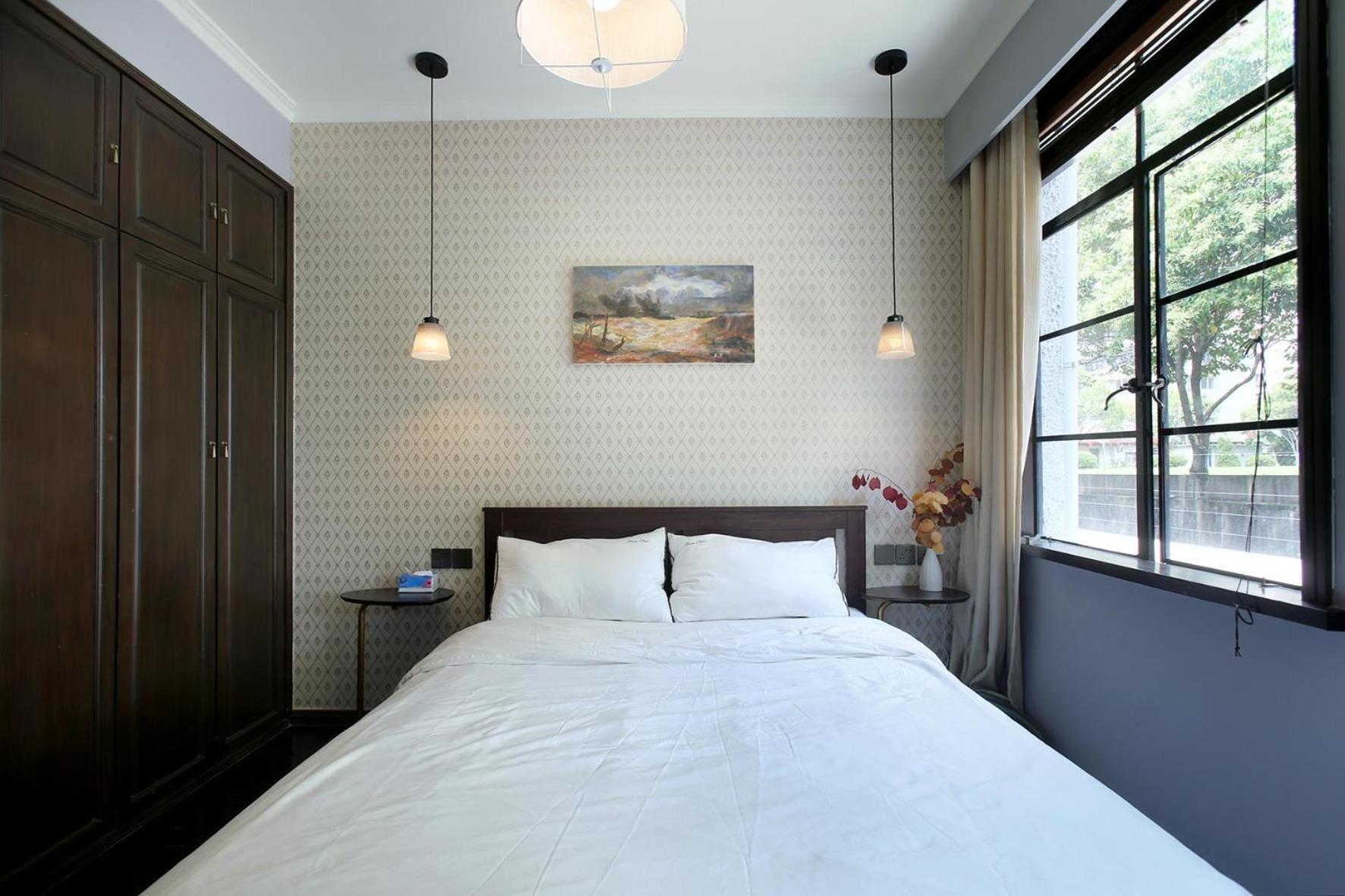 Shanghai Downtown Hills Boutique Guesthouse - Near Metro Line 7, Exit 3, Changping Road Ruang foto