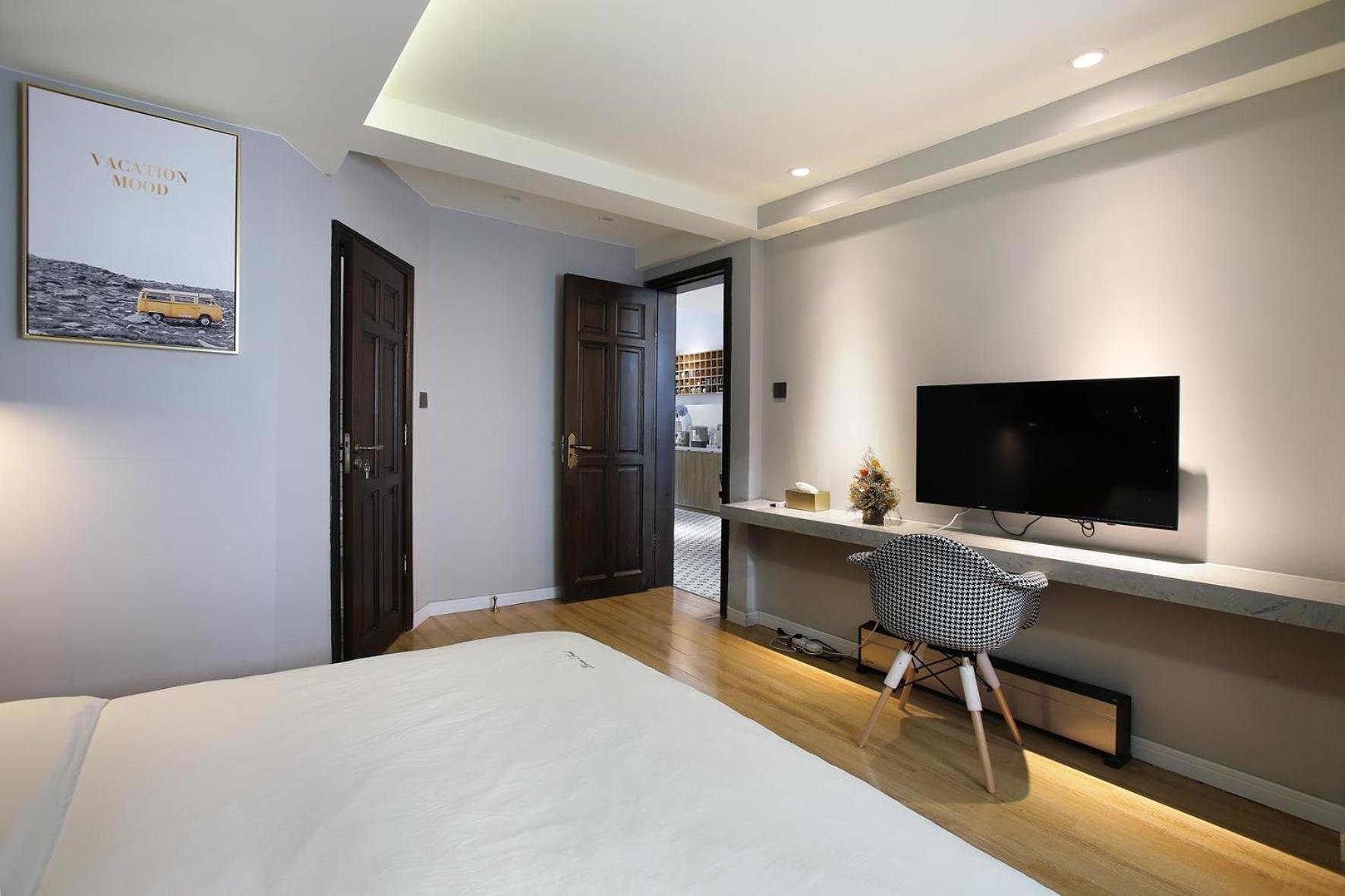 Shanghai Downtown Hills Boutique Guesthouse - Near Metro Line 7, Exit 3, Changping Road Ruang foto