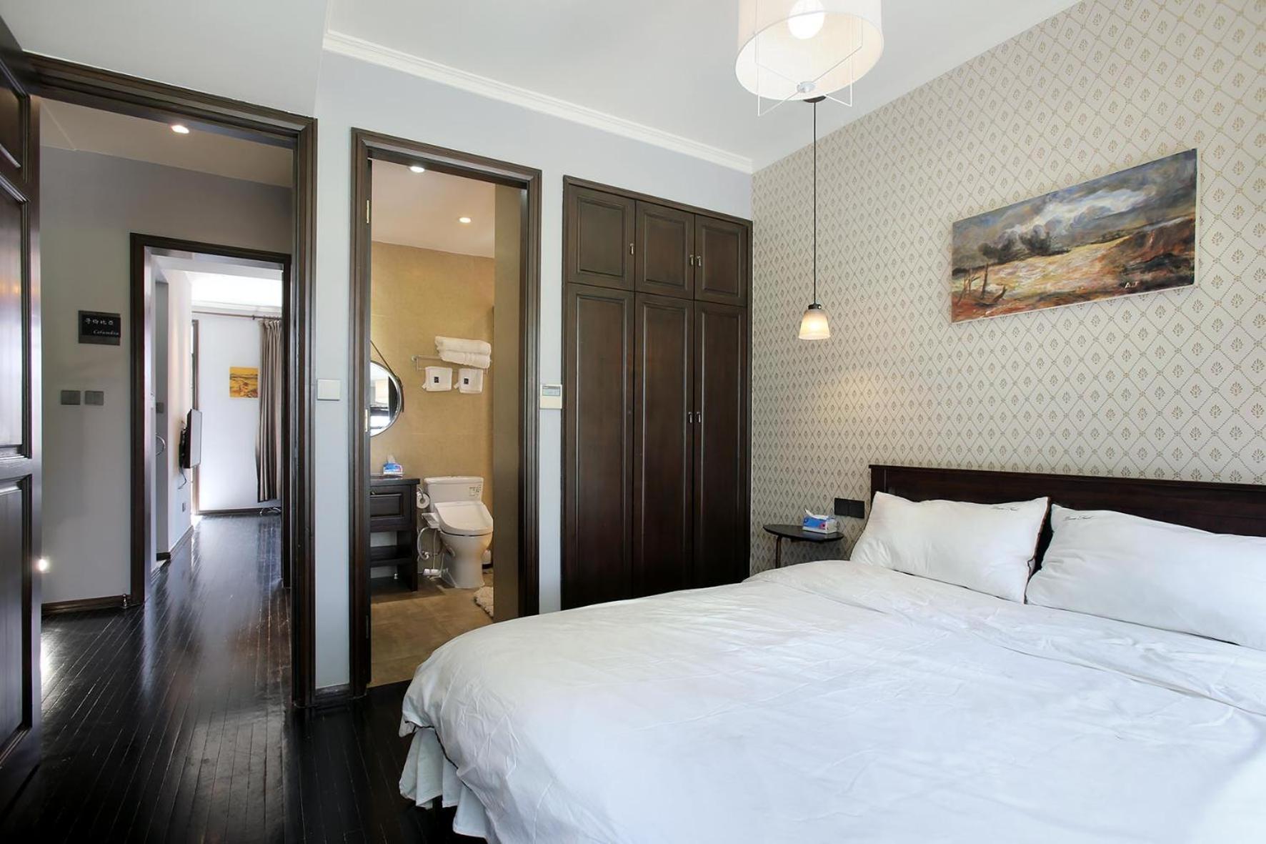 Shanghai Downtown Hills Boutique Guesthouse - Near Metro Line 7, Exit 3, Changping Road Ruang foto